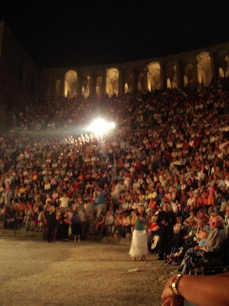 Аспендос. Концерт в настоящем колизее. Aspendos. Concert in real coliseum.